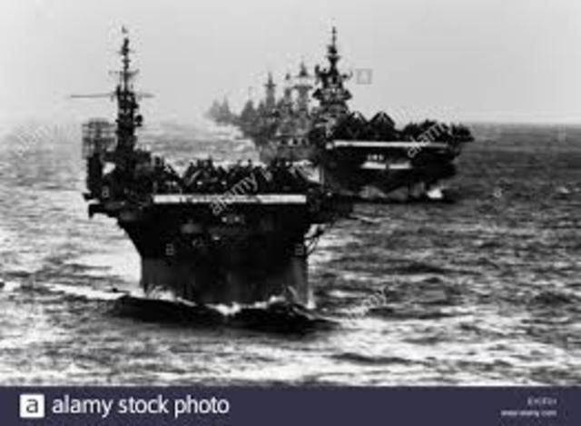 Le Bataille de Leyte Gulf