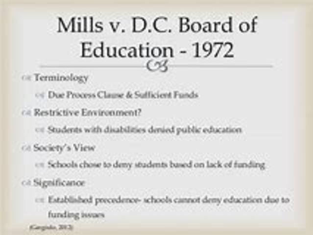 Mills vs. Board of Education