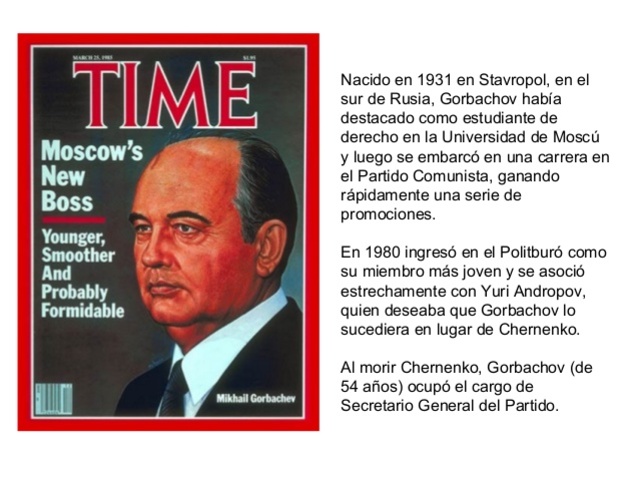 Gobierno de Gorgachov 1985-1991