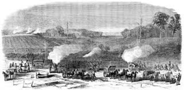 Attack on Fort Stedman, Petersburg. Virginia