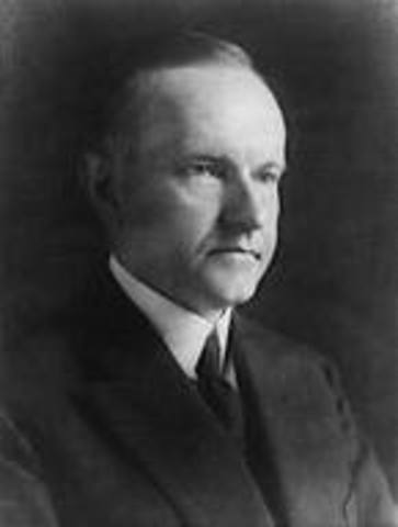 President Coolidge is Elected