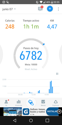 Salir a andar para mejorar el tobillo