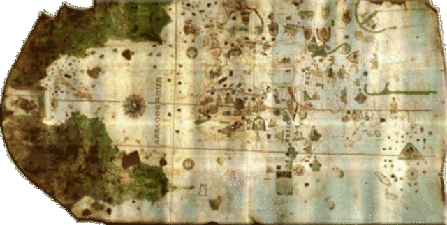 Mapa del Viejo y del Nuevo Mundo.