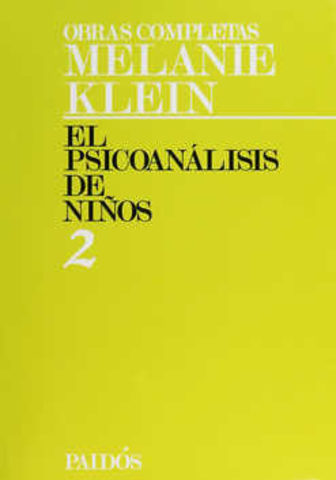 Klein: Publica "El psicoanálisis de los niños"