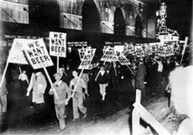 Prohibition Begins