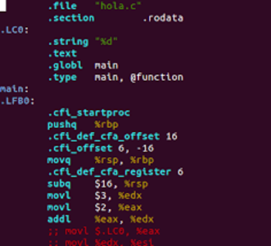Creación del lenguaje ensamblador