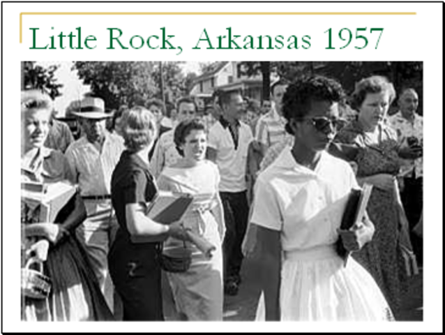 Integration of Little Rock public schools