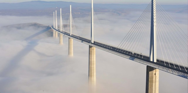 The Millau Viaduct,South France- Project from 2001 to 2004