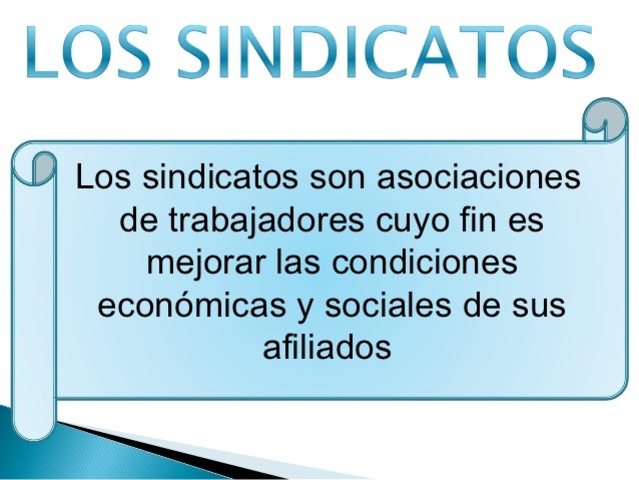 Los sindicatos