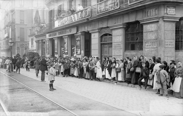 La huelga en Barcelona