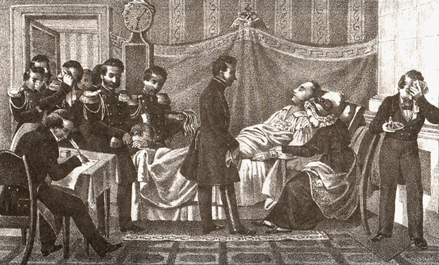 смерть Александра I в Таганроге.