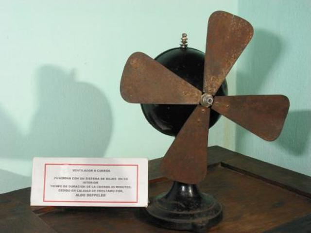PRIMER VENTILADOR ELECTRICO