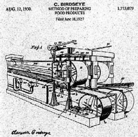 Clarence Birdseye - Invents Flash Freezing