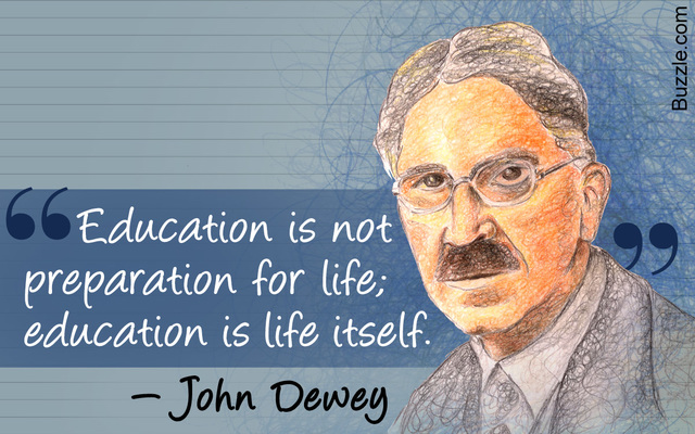 Noción de educación John Dewey