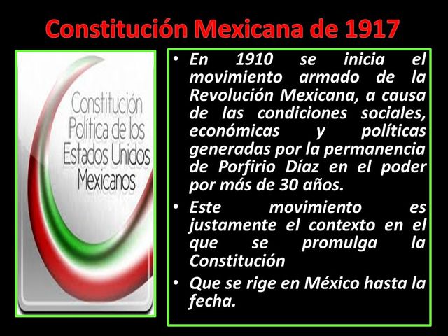 CONSTITUCIÓN DE 1917