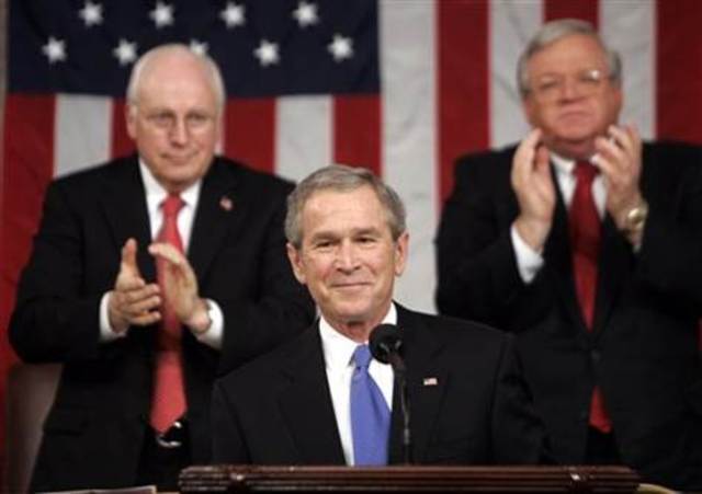 George W. Bush has his state of the Union address.