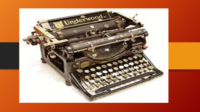 La maquina de escribir