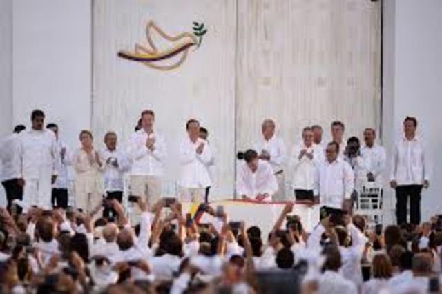 Acuerdo de paz con las FARC en Cartagena
