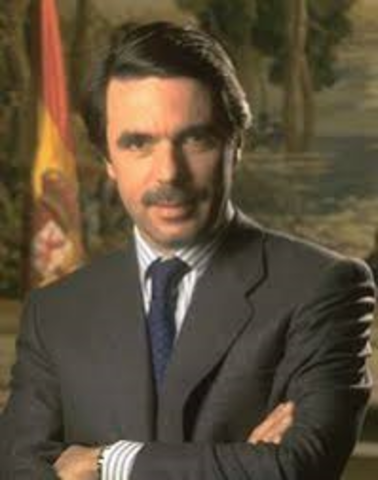 José María Aznar,el nuevo presidente