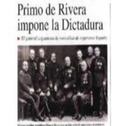 DICTADURA DE PRIMO DE RIVERA