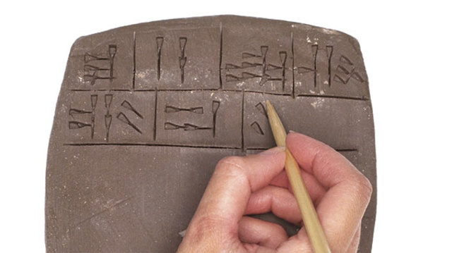 los seres humanos inventaron la escritura