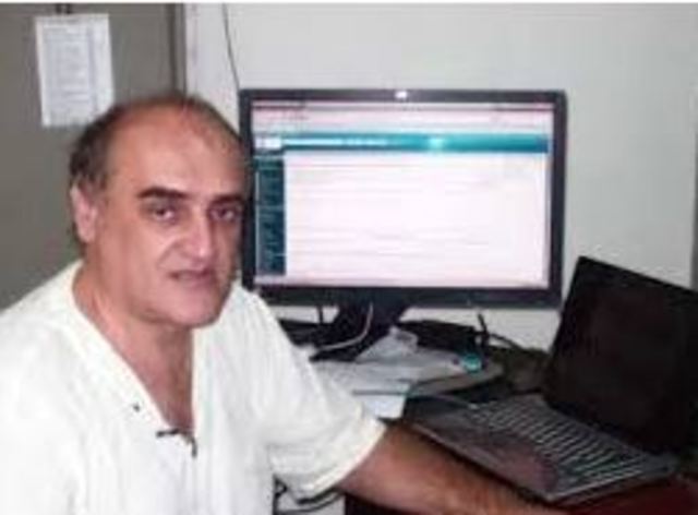 Llegada: Docente Angel Garcia