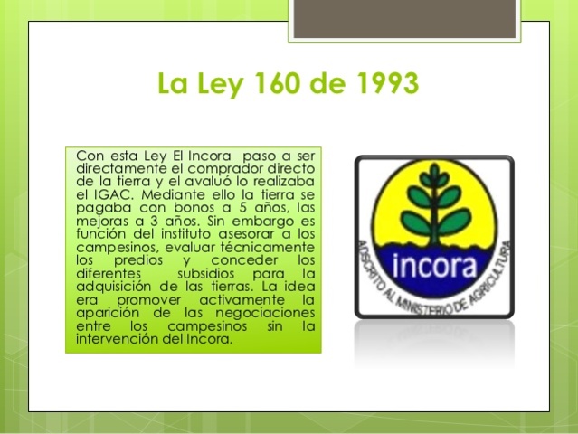 Ley 160 de 1994