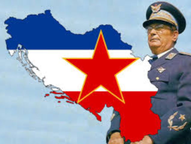 United States gives military and economic aid to communist Yugoslavia