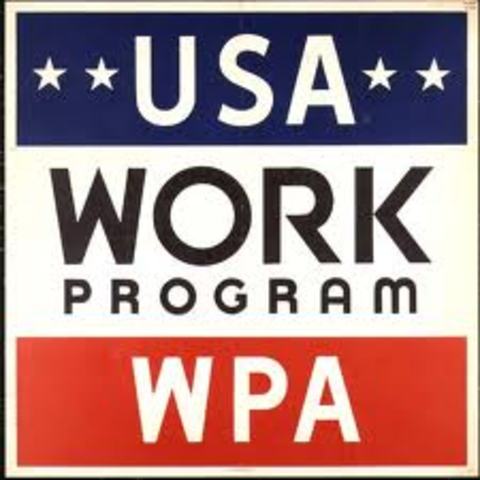 Works Progress Administration- WPA