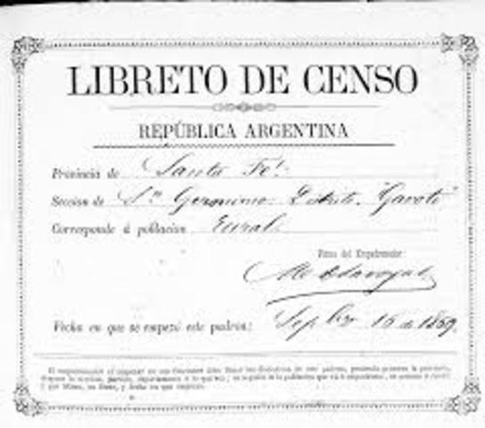 primer censo nacional