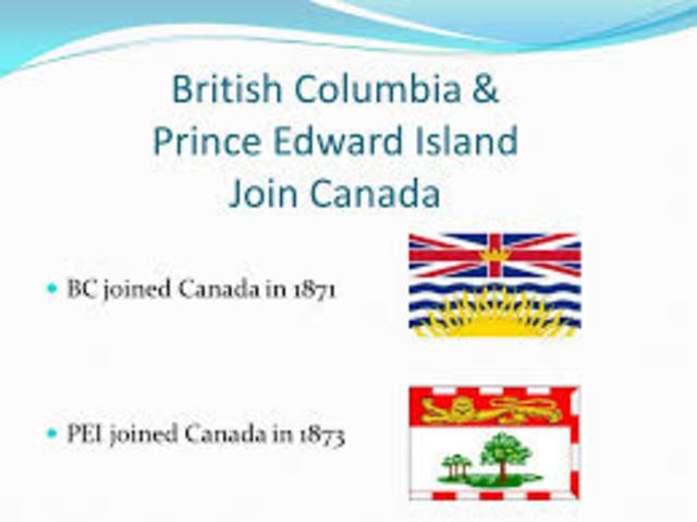 B.C. and P.E.I. join Canada