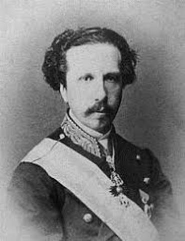 Alfonso XIII-ren aita tronura igo