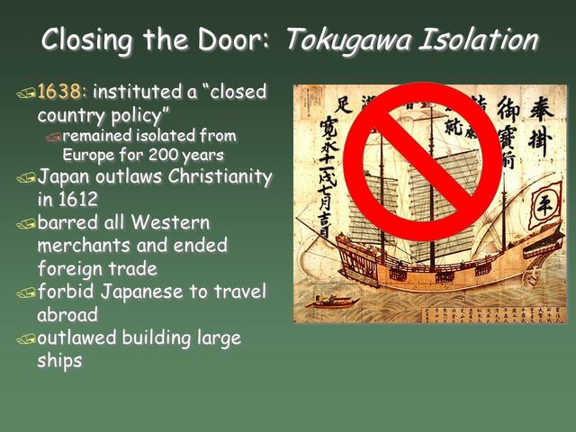 Shogunate Forbids Overseas Travel