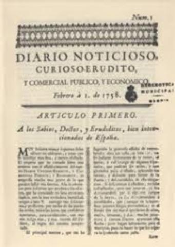 Primera nota de prensa