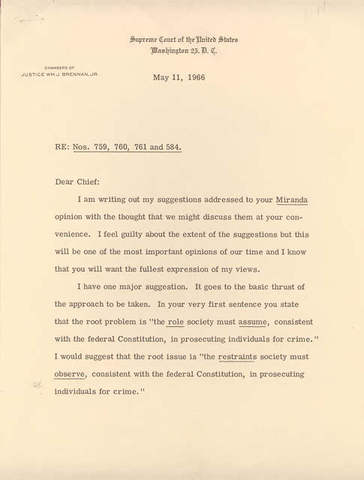 Miranda v. Arizona Supreme Court Decision