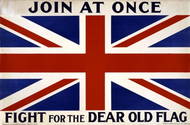 British deceleration of war