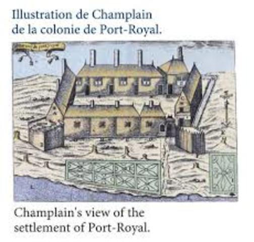 Champlain explored the Bay of Fundy