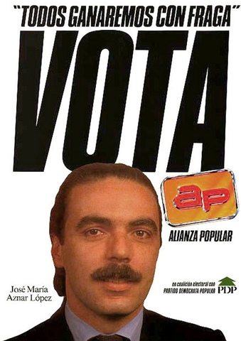 José María Aznar se afilio a AP