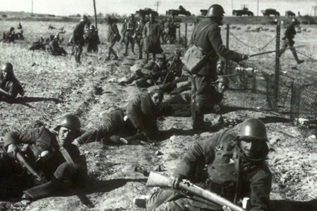 Franco liquida el frente de Aragón