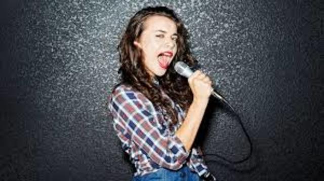 Mariana started singing