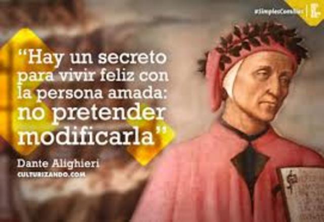 Dante Alighieri Florencia Italia.