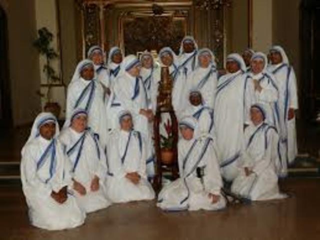 Teresa de Calcuta and "Les missioneres de la caritat"