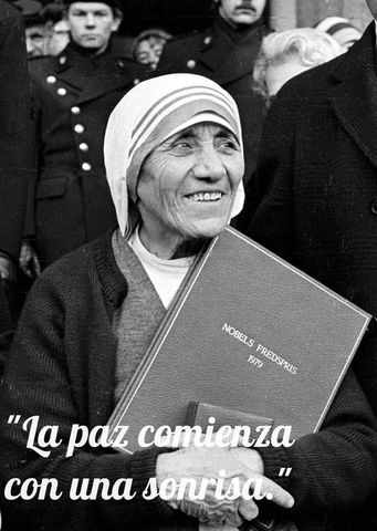 Nobel Prize for Teresa de Calcuta