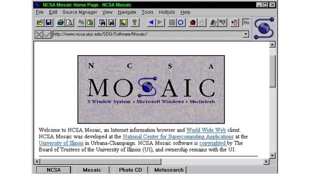 MOSAIC EL 1er NAVEGADOR WEB PARA WINDOWS