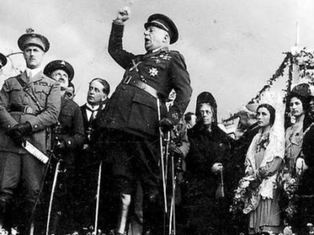 O golpe de estado de Primo de Rivera