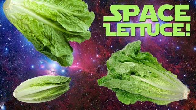 Always eat your greens...in space.
