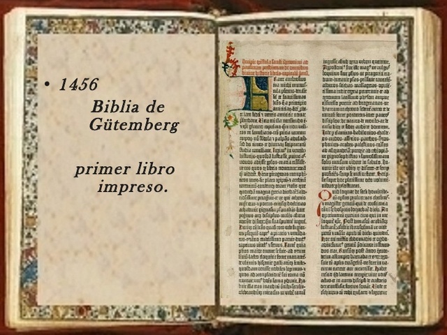 La Biblia; El primer Libro Impreso.