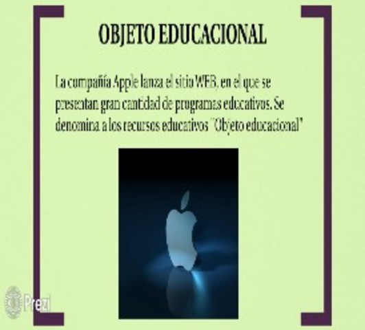 Apple: Objeto educacional