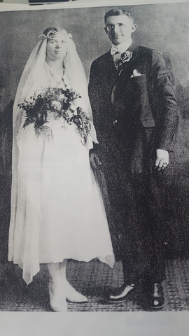 Grandpa John & Grandma Marie married