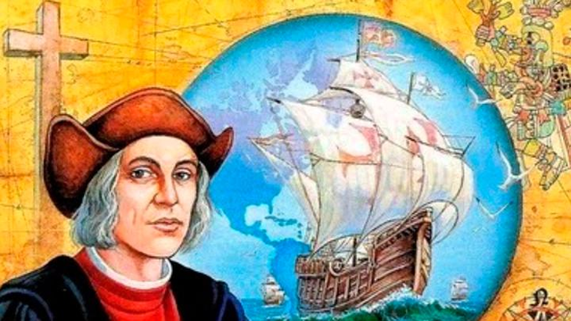 Llegada de Cristobal Colón a Améri